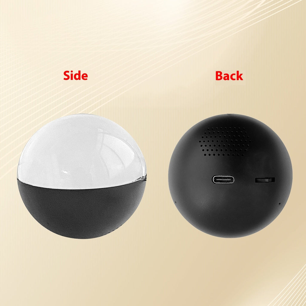 Fashionable And Personalized Electronic Ball Video Player 3D Video Crystal Ball DIY Memory Art Glass Ball Lamp Spherical Pixel Display 2.7inchs Screen 4GB Videos Player For Gift Pi-Mart