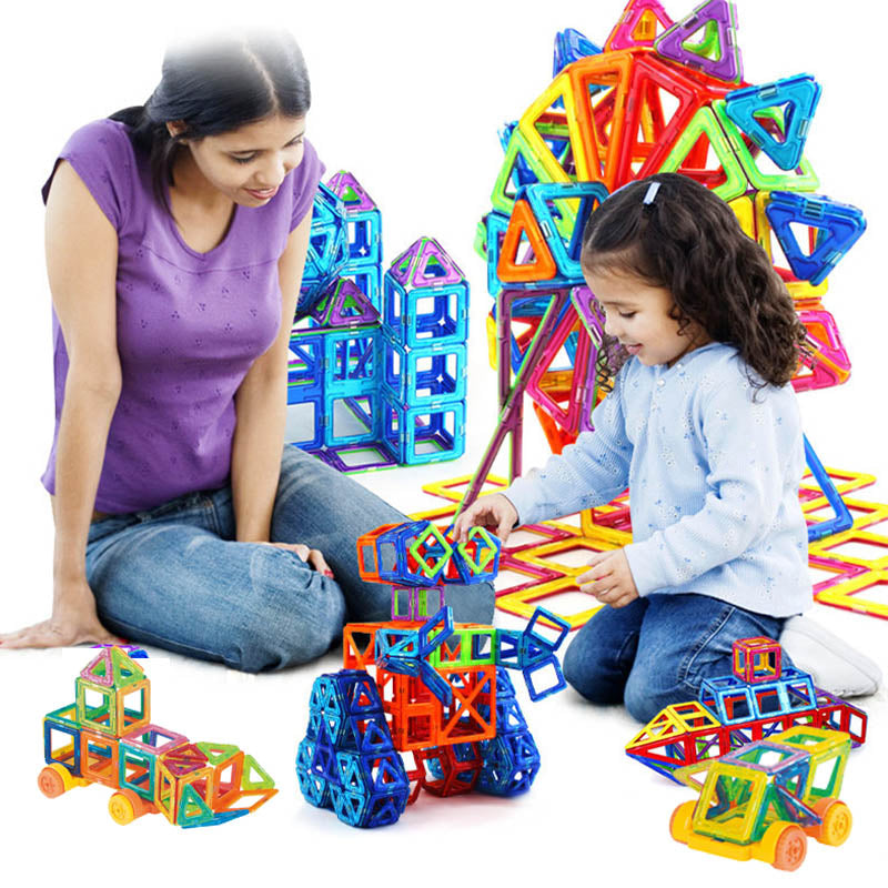 Magnetic Building Blocks DIY Magnets Toys For Kids Designer Construction Set Gifts For Children Toys Pi-Mart