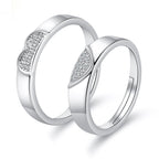 Moissanite Engagement Couple Couple Rings
