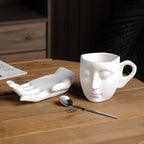 High Temperature Ceramic Creative Abstract Art Hand Fragrance Coffee Cup Pi-Mart