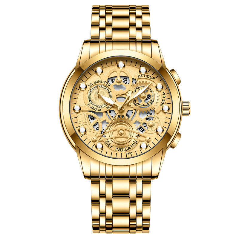 Men's Hollow Non-mechanical Business Watch Pi-Mart