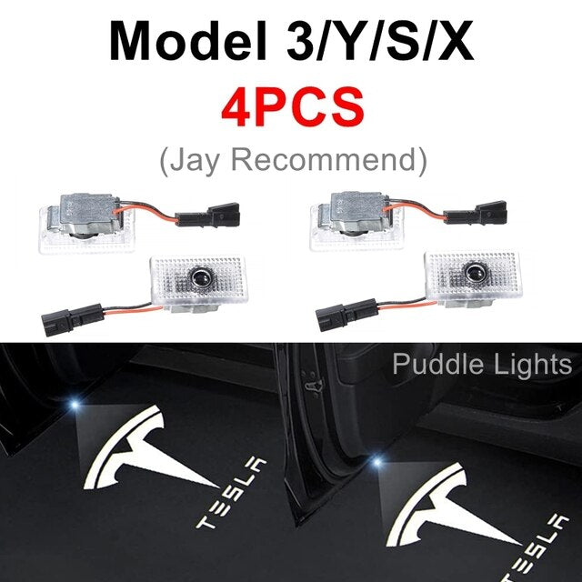 For Tesla Model 3 Y S X Puddle Lights No Fade - SJB-DIAMOND ELITES