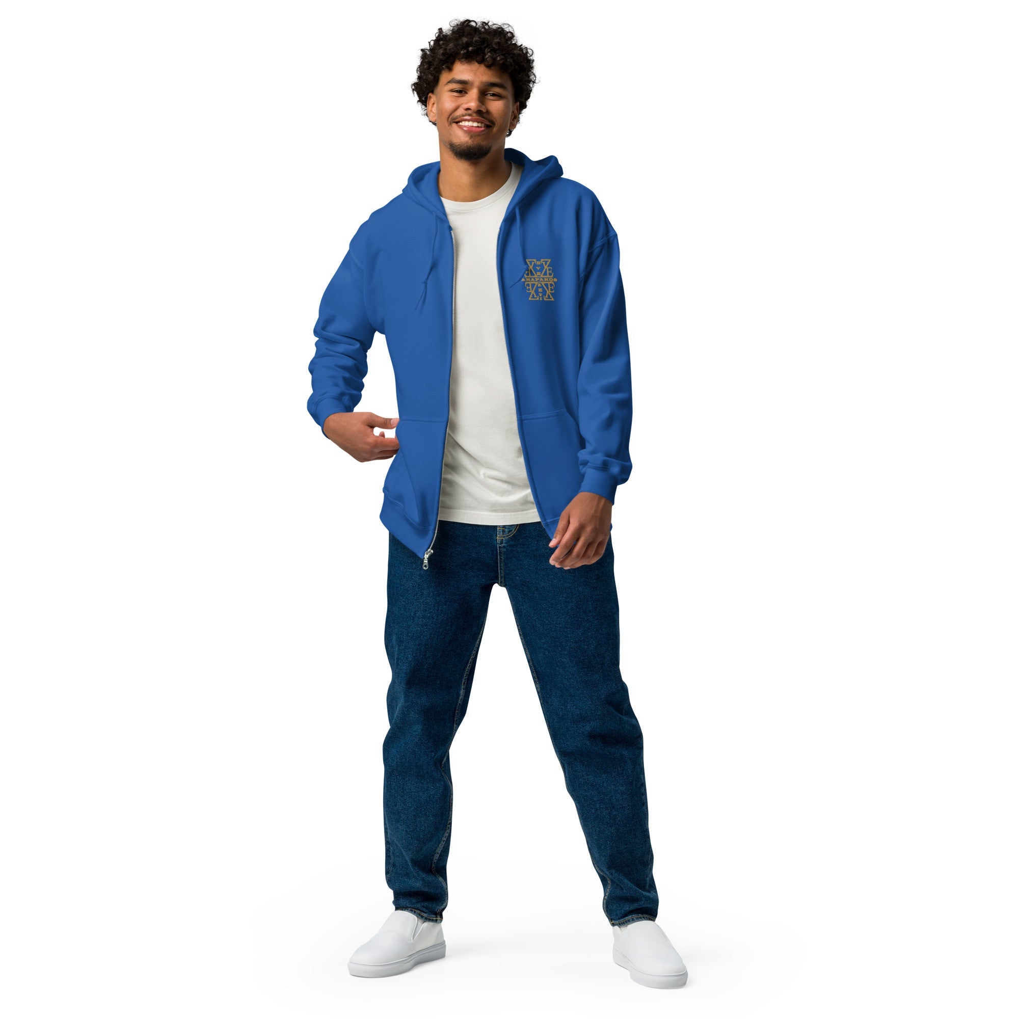 Men's Hoodie - heavy blend zip hoodie
