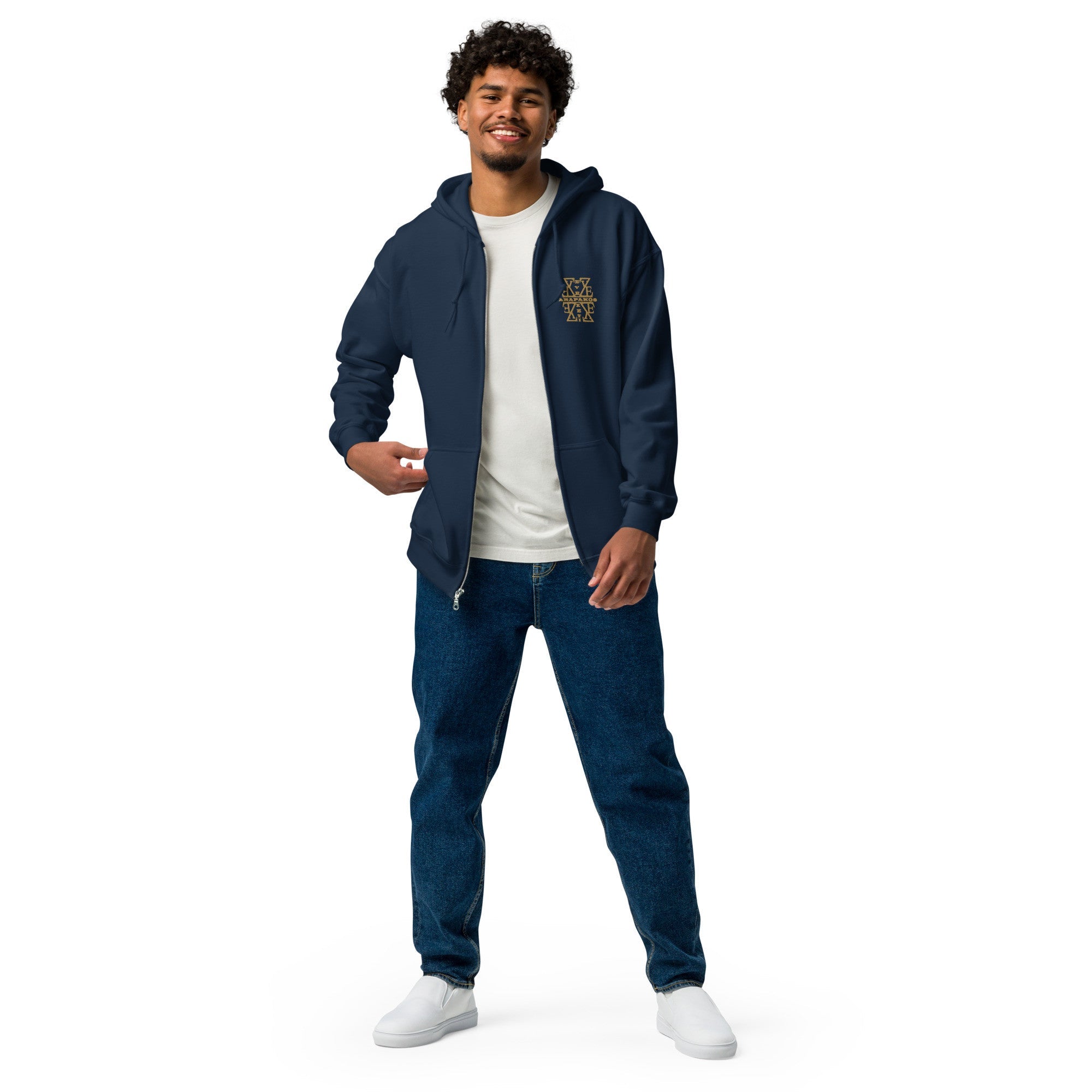 Men's Hoodie - heavy blend zip hoodie