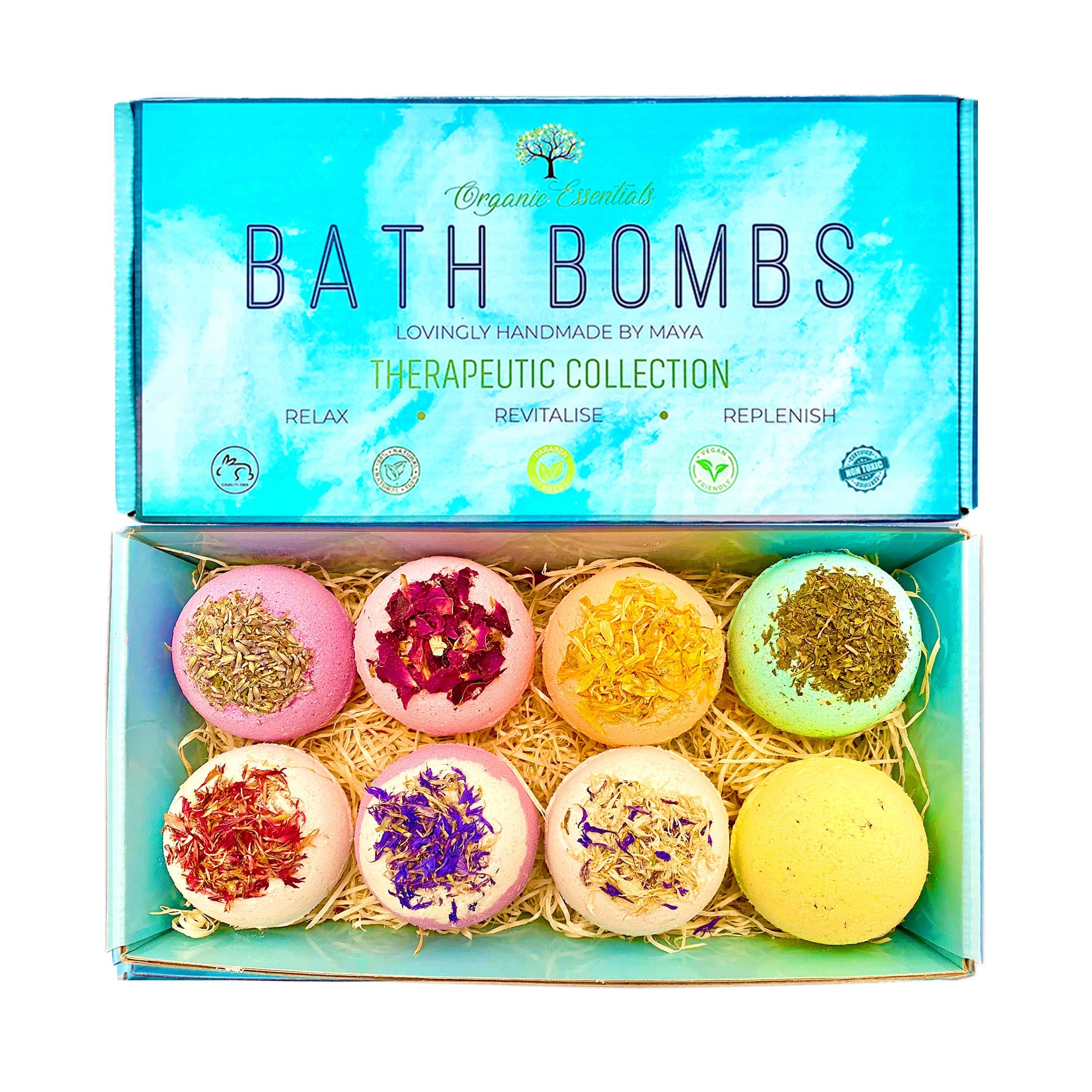 Luxury Therapeutic Bath Bomb Gift Set Lootquake LLC