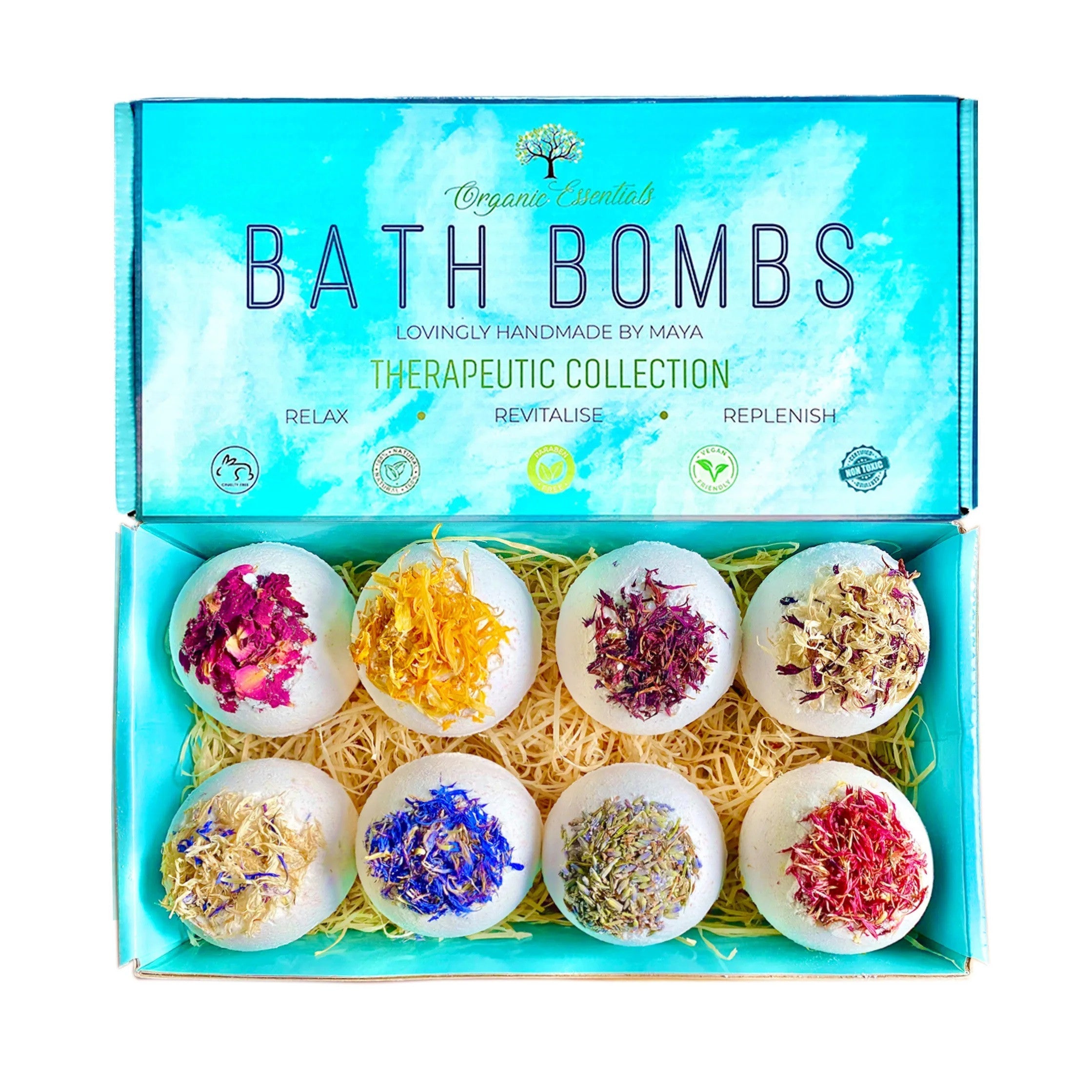 Luxury Therapeutic 'Purity' Bath Bomb Gift Set Lootquake LLC