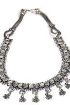 Fish Charm Choker Necklace Silver Boho Dangle Chain