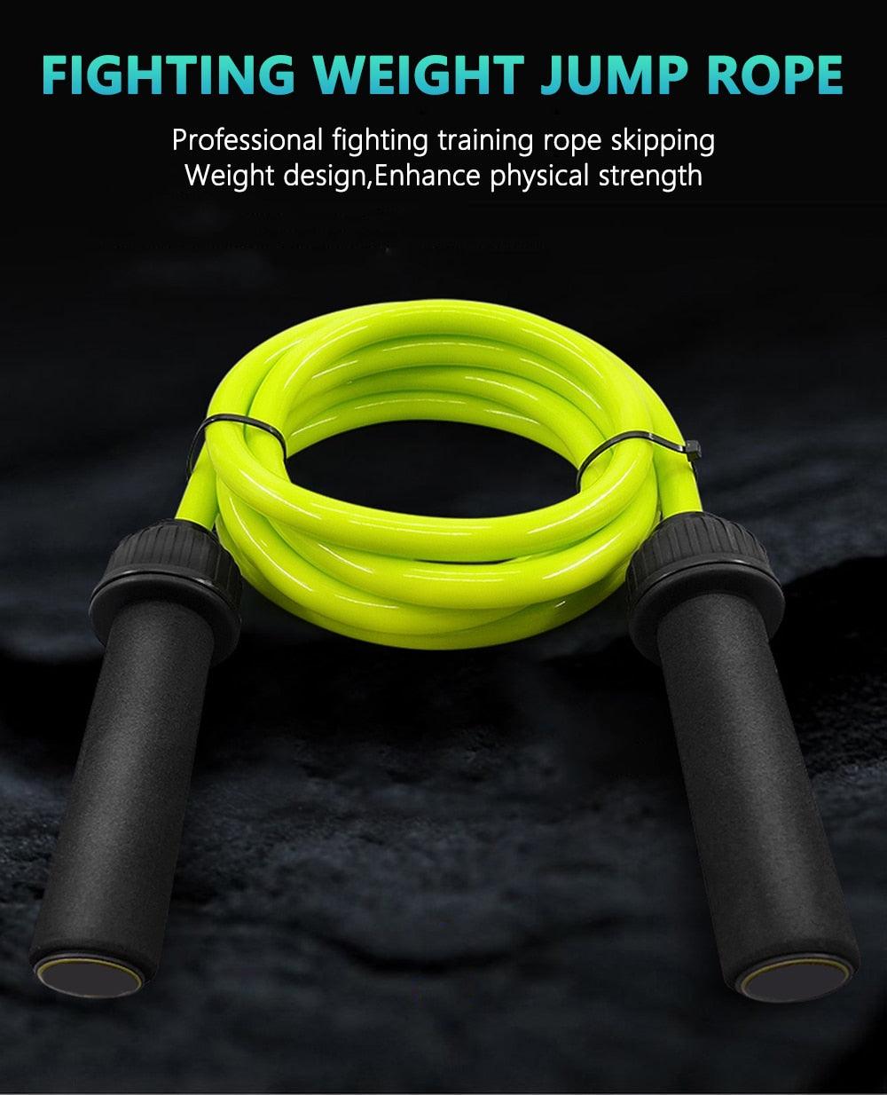 Fitness Weight-Bearing Bold And Heavy Sport Jump Rope Adjustable PVC Jump Rope For Cardio Fitness Versatile Jump Rope PVC Skipping Rope For Speed Training Stevvex