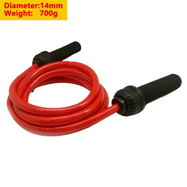 Fitness Weight-Bearing Bold And Heavy Sport Jump Rope Adjustable PVC Jump Rope For Cardio Fitness Versatile Jump Rope PVC Skipping Rope For Speed Training Stevvex