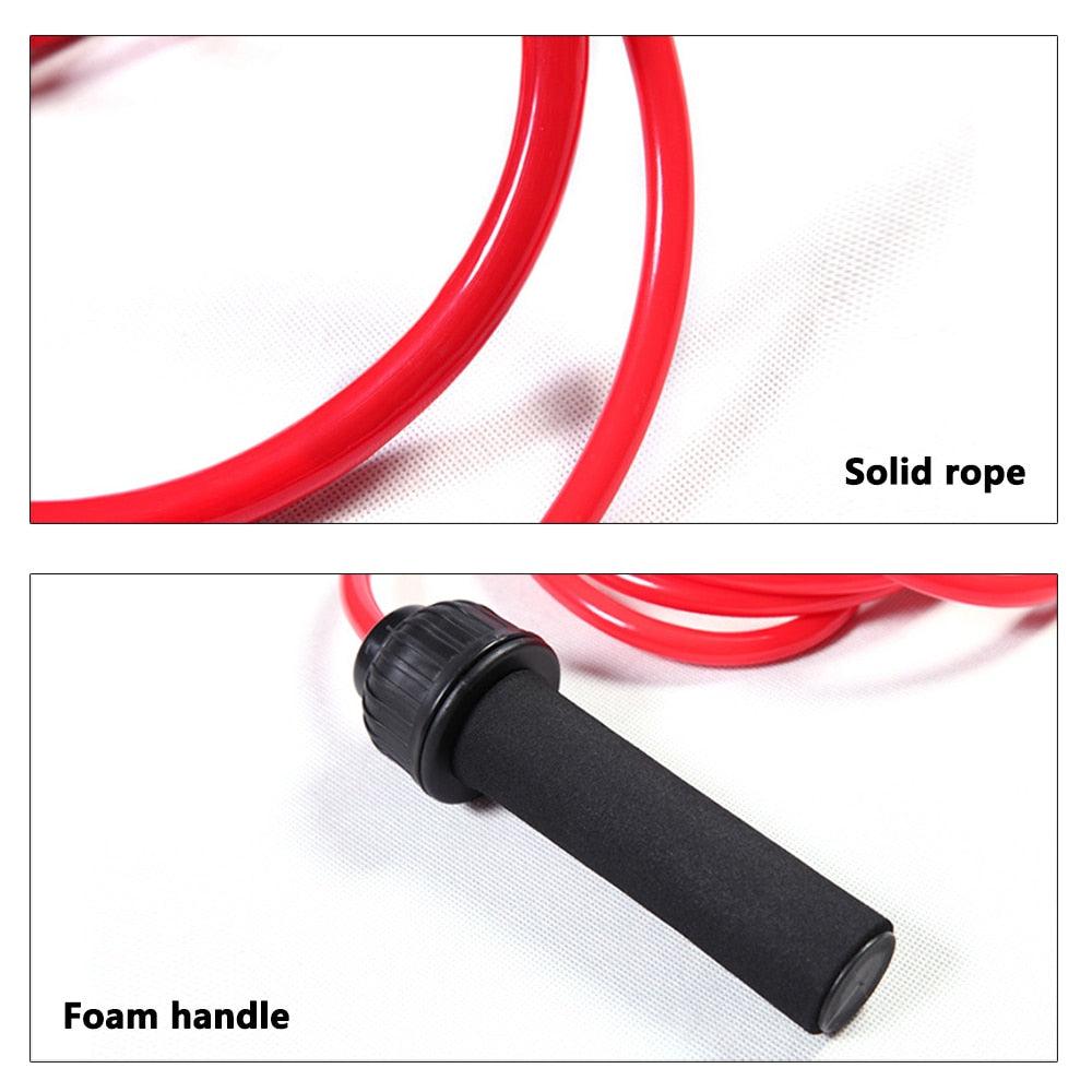 Fitness Weight-Bearing Bold And Heavy Sport Jump Rope Adjustable PVC Jump Rope For Cardio Fitness Versatile Jump Rope PVC Skipping Rope For Speed Training Stevvex