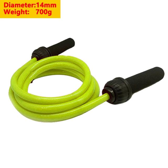 Fitness Weight-Bearing Bold And Heavy Sport Jump Rope Adjustable PVC Jump Rope For Cardio Fitness Versatile Jump Rope PVC Skipping Rope For Speed Training Stevvex