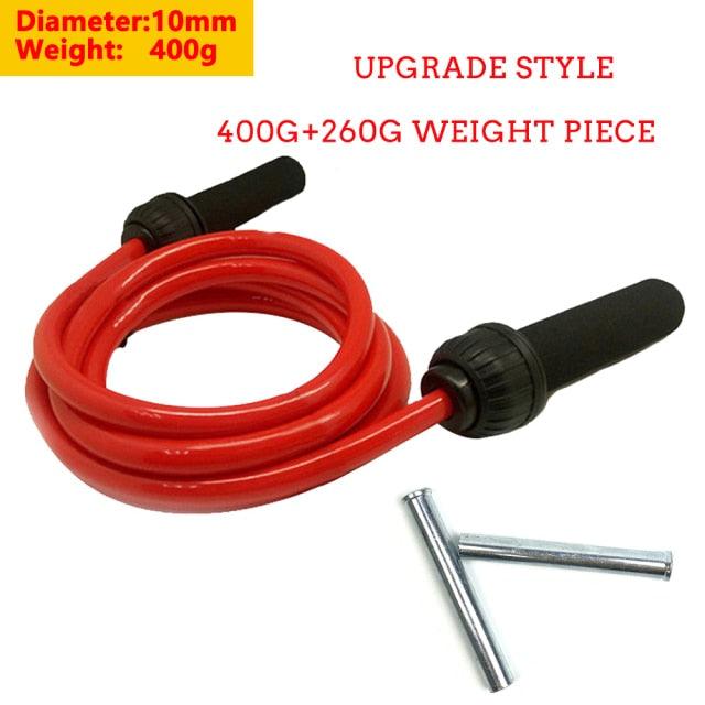 Fitness Weight-Bearing Bold And Heavy Sport Jump Rope Adjustable PVC Jump Rope For Cardio Fitness Versatile Jump Rope PVC Skipping Rope For Speed Training Stevvex