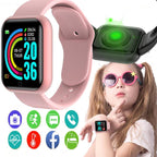 Fitness Wristwatch Color Screen Smart Sport Bracelet Activity Running Activity Fitness Tracker Smartwatch Heart Rate Monitor Waterproof Fitness Tracker Heart Rate For Children Men Women