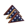 4' x 6' flag Display Case, 4ft x 6ft flag display case - Oak Case. The Military Gift Store