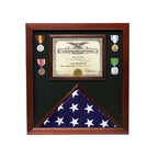 Veterans Made Flag Document Case American Flags made in Cherry Wood. The Military Gift Store