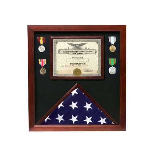 Veterans Made Flag Document Case American Flags with Fit 4' x 6' Flag. The Military Gift Store