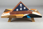 American Flag Cases - Flag and Pedestal Display Case The Military Gift Store
