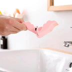 Flamingo Soap Dish Keep Soap Dry Clean Shower Soap Saver Tray Plastic Adhesive Drain Sponge Holder Bathroom Tool Soap Dish with Drains Soap Holder with Hooks Easy Dry SoapTray Easy Cleaning Soap Saver Extend Soap Life Powerful Adhesive No Drilling Stevvex