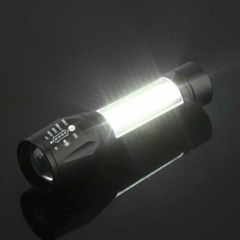 Flashlights Rechargeable USB Portable Super Bright Waterproof Zoomable Portable  LED Focus Flashlight Mini Torch Tactical Flash Light Torch Light  Camping Hiking Stevvex