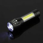 Flashlights Rechargeable USB Portable Super Bright Waterproof Zoomable Portable  LED Focus Flashlight Mini Torch Tactical Flash Light Torch Light  Camping Hiking Stevvex