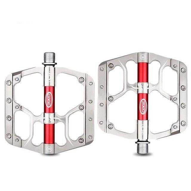 Flat Bike Pedals Road 3 Sealed Bearings Bicycle Pedals Mountain Bike Pedals Wide Platform Accessories Mountain Bike Pedals Pedals Bicycle Flat Pedals Aluminum Sealed Bearing Lightweight Platform For Road Mountain Stevvex