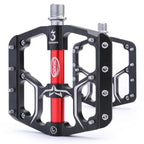 Flat Bike Pedals Road 3 Sealed Bearings Bicycle Pedals Mountain Bike Pedals Wide Platform Accessories Mountain Bike Pedals Pedals Bicycle Flat Pedals Aluminum Sealed Bearing Lightweight Platform For Road Mountain Stevvex