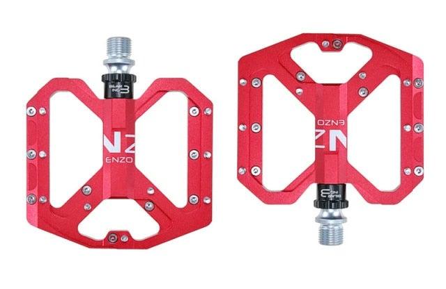 Flat Foot Ultralight Mountain Bike Pedals CNC Aluminum Alloy Sealed 3 Bearing Anti-slip Bicycle Pedals Bicycle Bike Pedals CNC Machined Platform Pedal 3 Sealed Bearings Bicycle Pedal For Adult And Youth With Non-Slip Stevvex