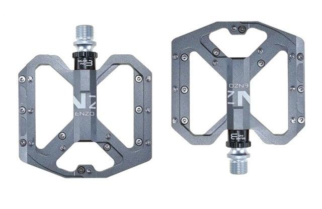 Flat Foot Ultralight Mountain Bike Pedals CNC Aluminum Alloy Sealed 3 Bearing Anti-slip Bicycle Pedals Bicycle Bike Pedals CNC Machined Platform Pedal 3 Sealed Bearings Bicycle Pedal For Adult And Youth With Non-Slip Stevvex