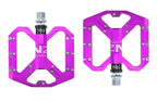 Flat Foot Ultralight Mountain Bike Pedals CNC Aluminum Alloy Sealed 3 Bearing Anti-slip Bicycle Pedals Bicycle Bike Pedals CNC Machined Platform Pedal 3 Sealed Bearings Bicycle Pedal For Adult And Youth With Non-Slip Stevvex
