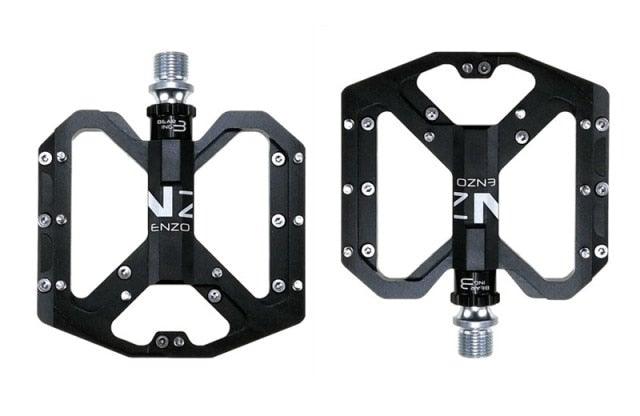 Flat Foot Ultralight Mountain Bike Pedals CNC Aluminum Alloy Sealed 3 Bearing Anti-slip Bicycle Pedals Bicycle Bike Pedals CNC Machined Platform Pedal 3 Sealed Bearings Bicycle Pedal For Adult And Youth With Non-Slip Stevvex