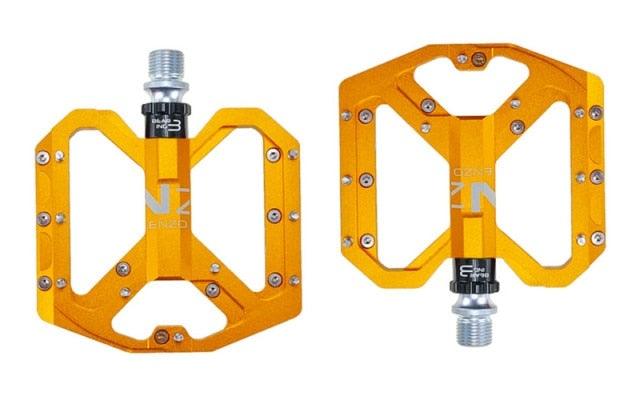 Flat Foot Ultralight Mountain Bike Pedals CNC Aluminum Alloy Sealed 3 Bearing Anti-slip Bicycle Pedals Bicycle Bike Pedals CNC Machined Platform Pedal 3 Sealed Bearings Bicycle Pedal For Adult And Youth With Non-Slip Stevvex