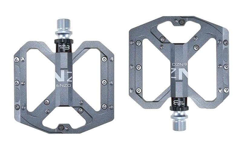 Flat Foot Ultralight Mountain Bike Pedals CNC Aluminum Alloy Sealed 3 Bearing Anti-slip Bicycle Pedals Bicycle Bike Pedals CNC Machined Platform Pedal 3 Sealed Bearings Bicycle Pedal For Adult And Youth With Non-Slip Stevvex