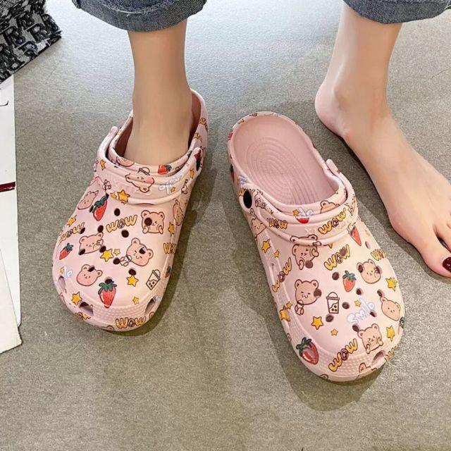 Flat Slippers For Women Summer Slipper Cute Sandals Casual Shoes Hollow Out Mesh Sandal Clogs Sandals Quick Drying Slippers Walking Lightweight Rain Beach Summer Pool Water Shoes Breathable Footwear Stevvex