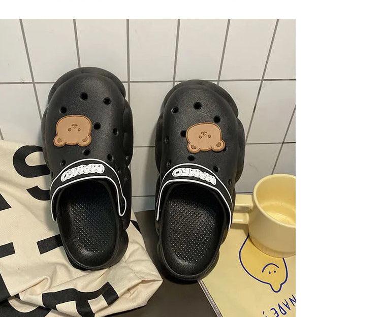 Flat Slippers For Women Summer Slipper Cute Sandals Casual Shoes Hollow Out Mesh Sandal Clogs Sandals Quick Drying Slippers Walking Lightweight Rain Beach Summer Pool Water Shoes Breathable Footwear Stevvex