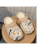 Flat Slippers For Women Summer Slipper Cute Sandals Casual Shoes Hollow Out Mesh Sandal Clogs Sandals Quick Drying Slippers Walking Lightweight Rain Beach Summer Pool Water Shoes Breathable Footwear Stevvex
