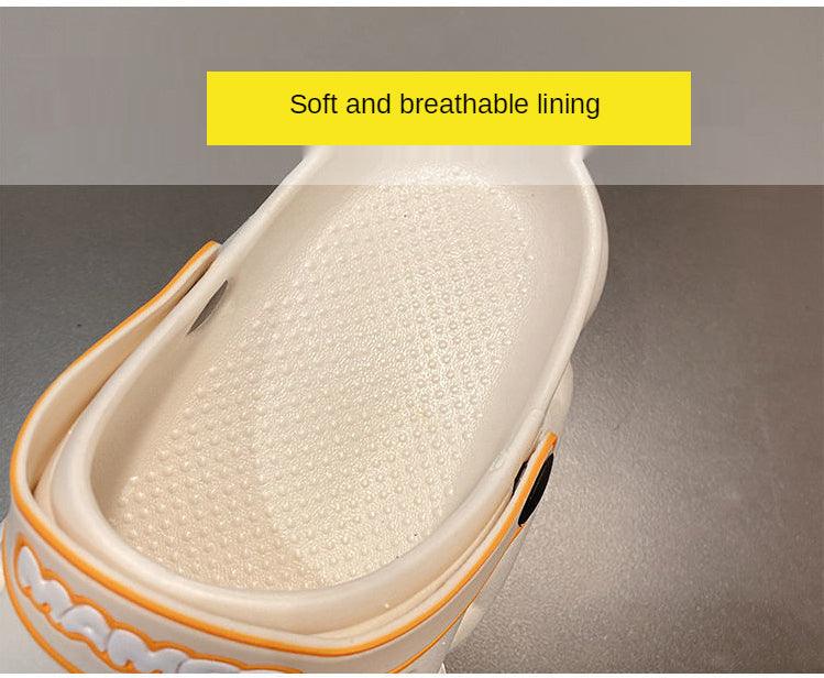 Flat Slippers For Women Summer Slipper Cute Sandals Casual Shoes Hollow Out Mesh Sandal Clogs Sandals Quick Drying Slippers Walking Lightweight Rain Beach Summer Pool Water Shoes Breathable Footwear Stevvex