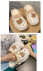 Flat Slippers For Women Summer Slipper Cute Sandals Casual Shoes Hollow Out Mesh Sandal Clogs Sandals Quick Drying Slippers Walking Lightweight Rain Beach Summer Pool Water Shoes Breathable Footwear Stevvex