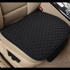 Flax Car Seat Cover Front Rear Linen Fabric Cushion Breathable Protector Mat Pad Universal Auto Interior Styling Truck  Car Seat Cushion Breathable Comfort Universal for Most Vehicles Automotive Interior Seat Protector Without Binding Pad Linen Mat Car In Stevvex