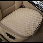 Flax Car Seat Cover Front Rear Linen Fabric Cushion Breathable Protector Mat Pad Universal Auto Interior Styling Truck  Car Seat Cushion Breathable Comfort Universal for Most Vehicles Automotive Interior Seat Protector Without Binding Pad Linen Mat Car In Stevvex