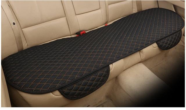 Flax Car Seat Cover Front Rear Linen Fabric Cushion Breathable Protector Mat Pad Universal Auto Interior Styling Truck  Car Seat Cushion Breathable Comfort Universal for Most Vehicles Automotive Interior Seat Protector Without Binding Pad Linen Mat Car In Stevvex