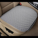Flax Car Seat Cover Front Rear Linen Fabric Cushion Breathable Protector Mat Pad Universal Auto Interior Styling Truck  Car Seat Cushion Breathable Comfort Universal for Most Vehicles Automotive Interior Seat Protector Without Binding Pad Linen Mat Car In Stevvex