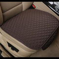 Flax Car Seat Cover Front Rear Linen Fabric Cushion Breathable Protector Mat Pad Universal Auto Interior Styling Truck  Car Seat Cushion Breathable Comfort Universal for Most Vehicles Automotive Interior Seat Protector Without Binding Pad Linen Mat Car In Stevvex