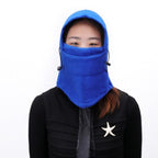 Fleece Plush Balaclava Winter Women Waterproof Mask Snood Scarf Beanie Hat Outdoor Hiking Head Hood Neck Warmer Bonnets Fashion Balaclava Shawl Women Winter Hat Soft Knitted Hooded Neck Collar Cap Beanie Hat Warm Scarf Unisex Bonnet Hooded Scarf Hat Stevvex