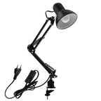 Flexible Led Desk Lamp Home Office Modern Table Lamp Metal Architect Adjustable Folding Reading Light Decorative Table Lamp Cute Study Lamps for Bedroom Décor Stevvex