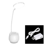 Flexible Led Table Lamps with Usb Touch Dimmable LED Stand Desk Light Reading Lamp Modern Flexible Study Lamp with Pen Holder Decorative Table Lamp Cute Study Lamps for Bedroom Décor