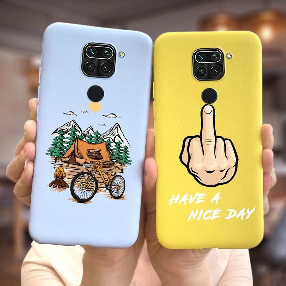 Flexible Lightweight Silicone Design Shockproof Cover For Xiaomi Redmi Note 9 Case Cute Fashion Soft Silicone Cover Case For Xiaomi Redmi Note 9 Pro Max Note9 S 9S Cases Bumper Stevvex