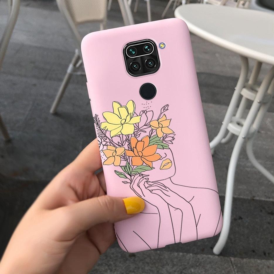 Flexible Lightweight Silicone Design Shockproof Cover For Xiaomi Redmi Note 9 Case Cute Fashion Soft Silicone Cover Case For Xiaomi Redmi Note 9 Pro Max Note9 S 9S Cases Bumper Stevvex