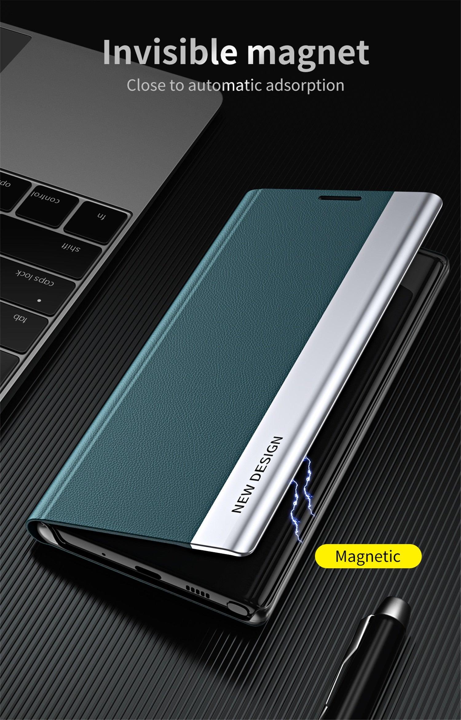 Flip Case For iPhone 14 Pro Max 12 13 Mini Luxury Wallet Stand Elegant Cover Phone Magnetic Leather Protective Cover Luxury Red Shockproof Cover with Stand Flip Case Stevvex