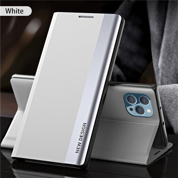Flip Case For iPhone 14 Pro Max 12 13 Mini Luxury Wallet Stand Elegant Cover Phone Magnetic Leather Protective Cover Luxury Red Shockproof Cover with Stand Flip Case Stevvex