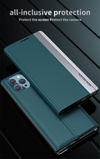Flip Case For iPhone 14 Pro Max 12 13 Mini Luxury Wallet Stand Elegant Cover Phone Magnetic Leather Protective Cover Luxury Red Shockproof Cover with Stand Flip Case Stevvex